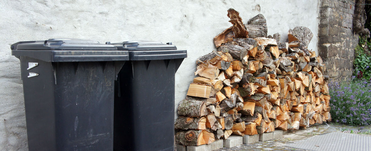 Restabfälle bitte nur in die graue Tonne