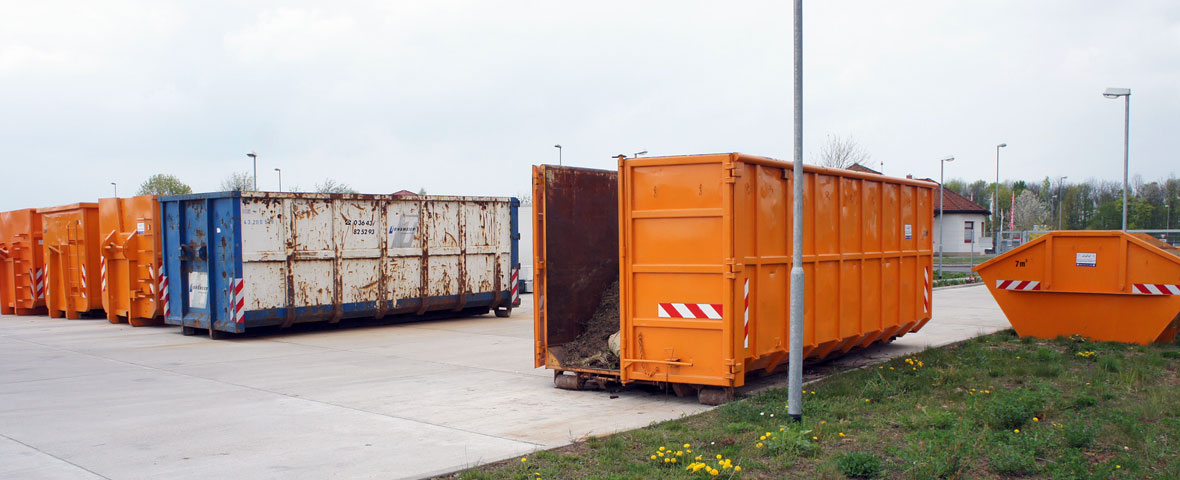 In unsere Container, da passt was rein