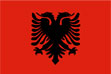 Flagge von Albanien